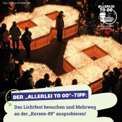 Mehrweg auf dem Lichtfest 2023