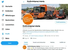 Stadtreinigung Leipzig nun auch auf Twitter