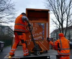 Neue Stellplätze für Alttextilcontainer