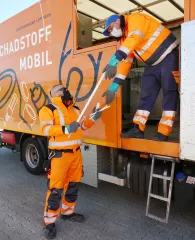 Schadstoffmobil heute nur verkürzt am Standort Südstr./Waldmeisterweg (10:45 – 11:30 Uhr)