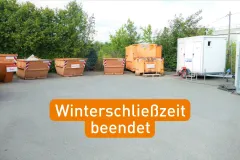 Winterschließzeit beendet