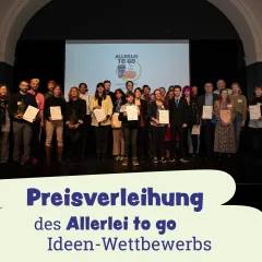 Das sind die Erstplatzierten des Ideen-Wettbewerbs „Allerlei to go“ 2024