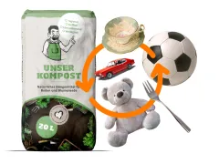 Tausche (noch) nutzbares Aussortiertes gegen Kompost am 29. September 2023