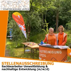 Gesucht: Sachbearbeiter Umweltbildung und nachhaltige Entwicklung (m/w/d)