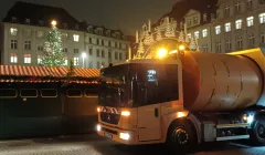 Bioabfall auf dem Weihnachtsmarkt