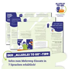 Allerlei to go informiert mehrsprachig