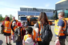 Kindertag bei der Stadtreinigung