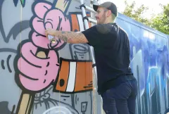 Wandverschönerungen auf unserem Betriebsgelände