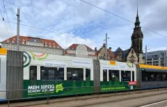 „Mein Leipzig schon ich mir“- Straßenbahn in Leipzig unterwegs