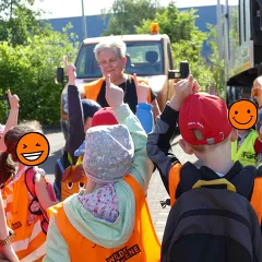 Ferienspaß bei der Stadtreinigung