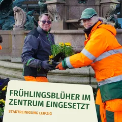 Frühlingseinzug in der Leipziger Innenstadt