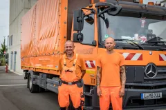 Unterstützung für Leipziger Feuerwehr: Stadtreinigung Leipzig transportiert Equipment nach Rheinland-Pfalz