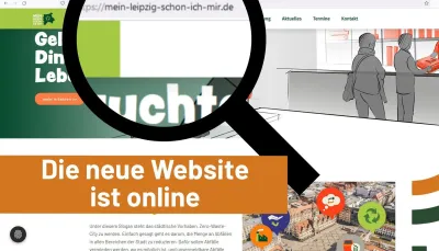 Neu Website: "Mein Leipzig schon ich' mir!"