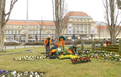 Leipziger Innenstadt blüht auf