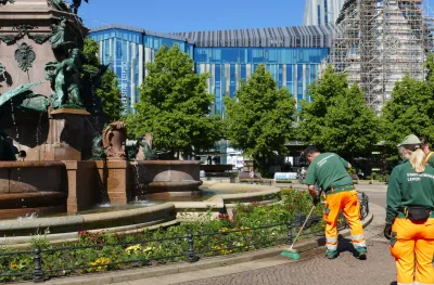 Sommerbepflanzung in der Innenstadt