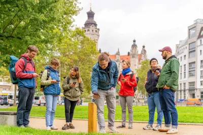 Eröffnung des KreisLaufs in Leipzig: LiveWalk durch die Stadt