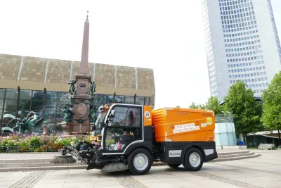 Neue Elektrokehrmaschine