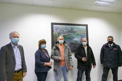 Ehrung zweier Mitarbeiter