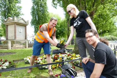 Viele Stiefmütterchen und Co haben ein neues Zuhause