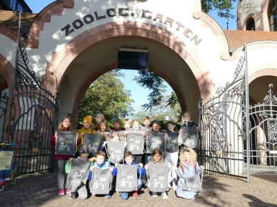 Gewinnerklasse besucht Leipziger Zoo
