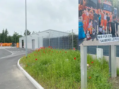 Blühwiesen auf den Wertstoffhöfen