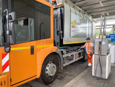 Tankstelle und Ladesäulen: Stadtreinigung Leipzig betankt bzw. lädt Fahrzeuge selbst