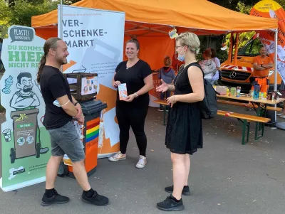 Stadtreinigung Leipzig bei der Ökofete 2022