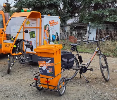 Wir sind auf dem ersten Lastenradtag Leipzigs