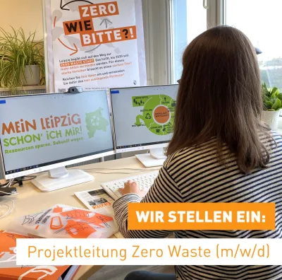 Stellenausschreibung Projektleitung Zero Waste (m/w/d)