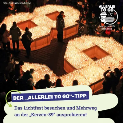 Mehrweg auf dem Lichtfest 2023