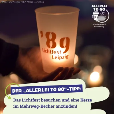 Lichtfest geht in Richtung Mehrweg