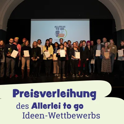 Das sind die Erstplatzierten des Ideen-Wettbewerbs „Allerlei to go“ 2024