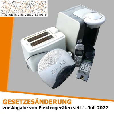 Gesetzesänderungen zur Abgabe von Elektrogeräten