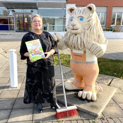 Stadtreinigung beim Vorlesefest "LeseLust im August"