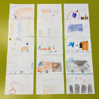 Kita "Gerne-Groß" zeichnet die Stadtreinigung Leipzig