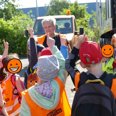 Ferienspaß bei der Stadtreinigung