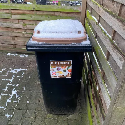 Tipps gegen eine gefrorene Biotonne
