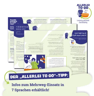 Allerlei to go informiert mehrsprachig