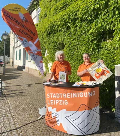 Abfallarmes Einkaufen: Stadtreinigung Leipzig informiert auf Wochenmärkten