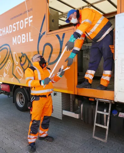 Schadstoffmobil heute nur verkürzt am Standort Südstr./Waldmeisterweg (10:45 – 11:30 Uhr)