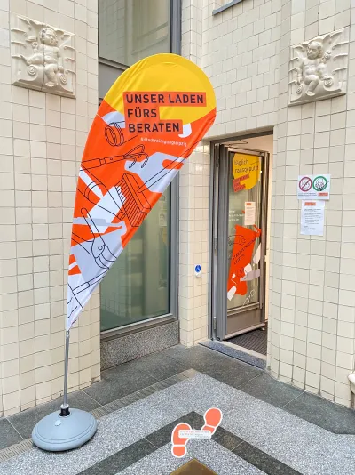 Geänderte Öffnungszeiten im Laden fürs Beraten