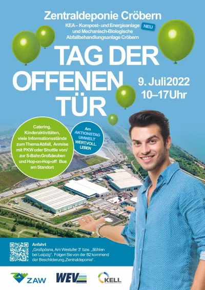Tag der offenen Tür auf der Zentraldeponie Cröbern am 9. Juli 2022
