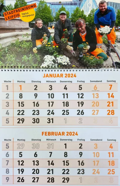 Verschiebung der Abfallentsorgung durch Feiertage 2024